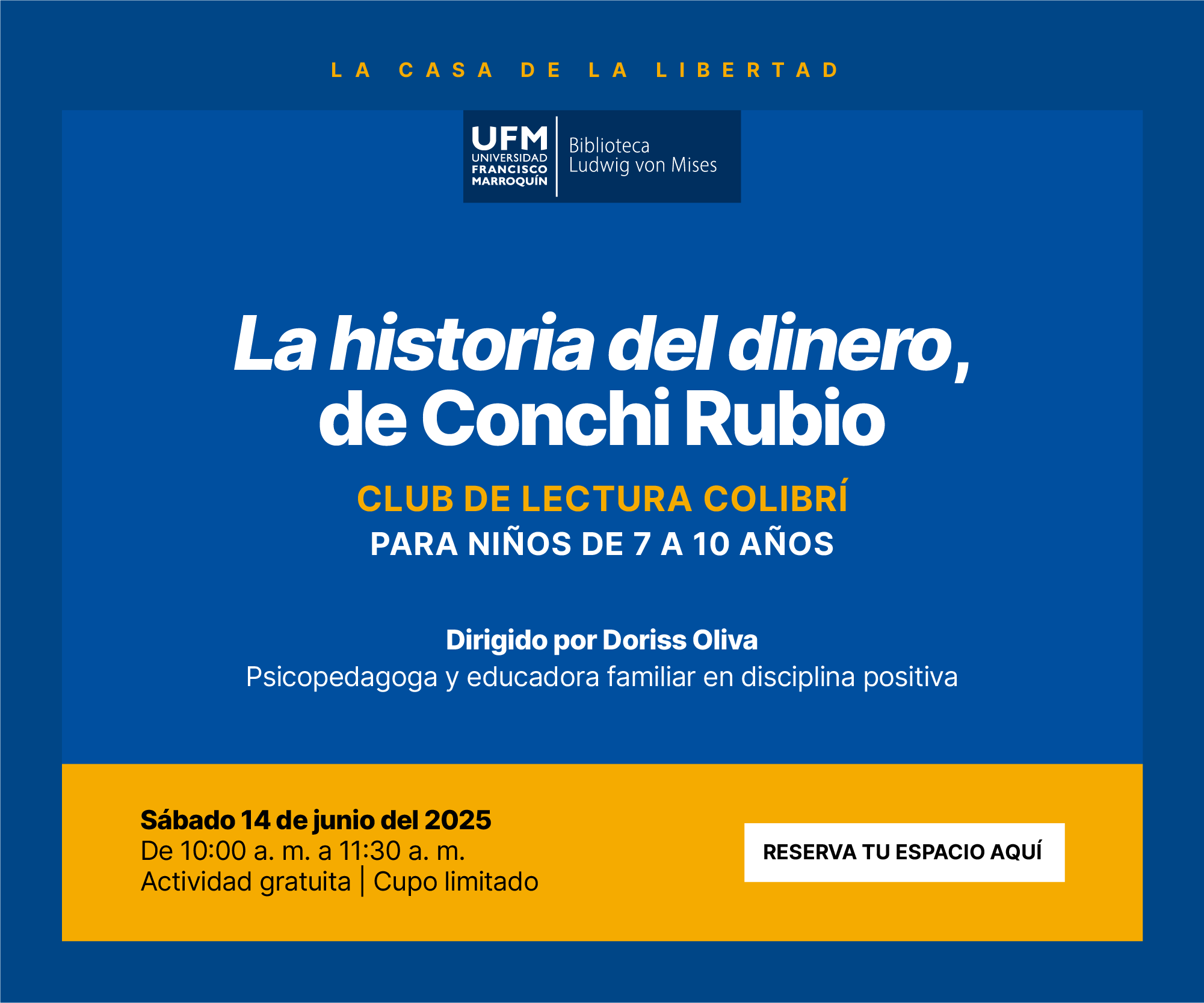 MAILING_BIBLIOTECA_HISTORIA DEL DINERO_COLIBRI_UFM_2025