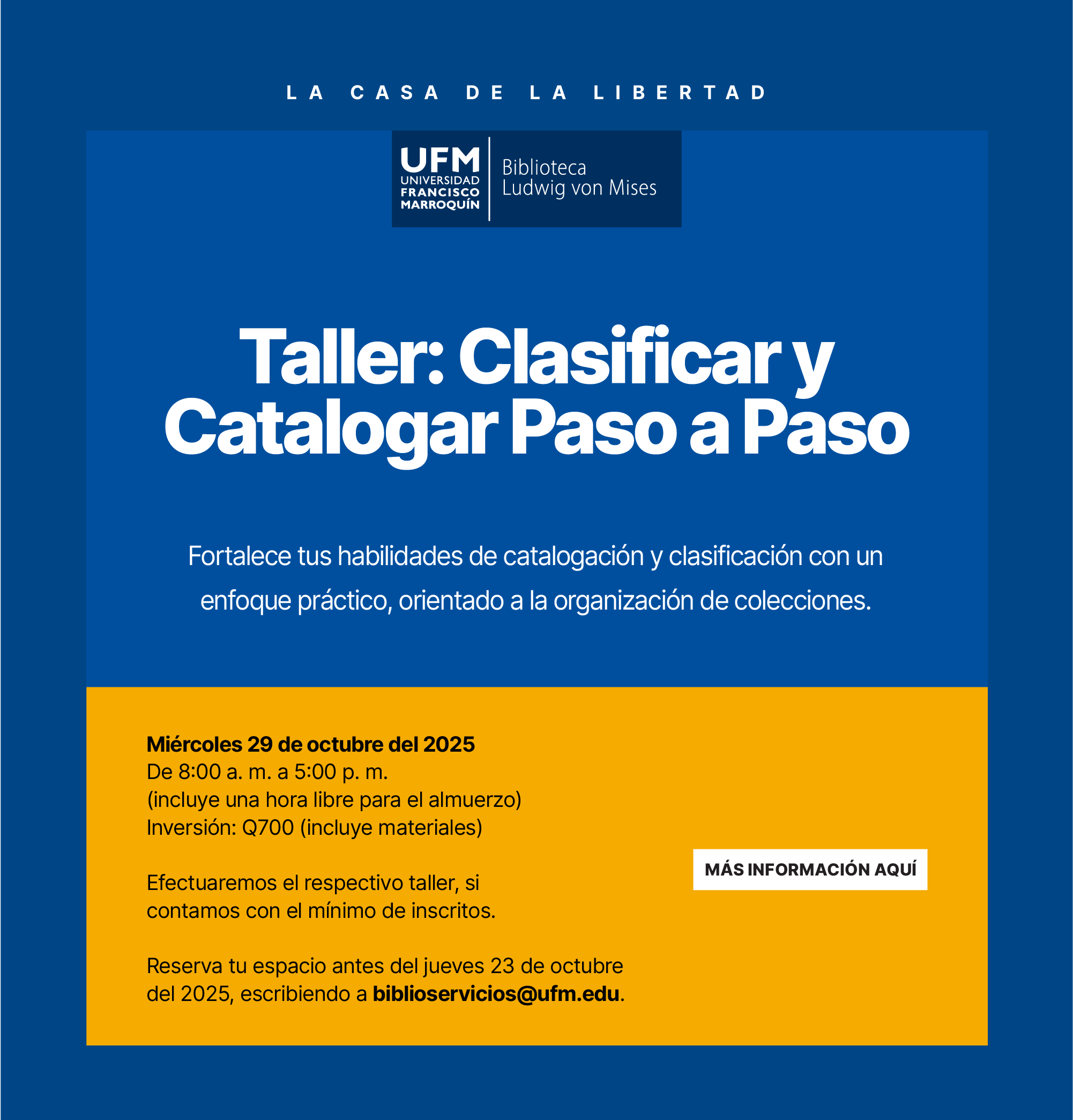 MAILING_BIBLIOTECA_CURSO DE CATALOGACIÓN_UFM_2025